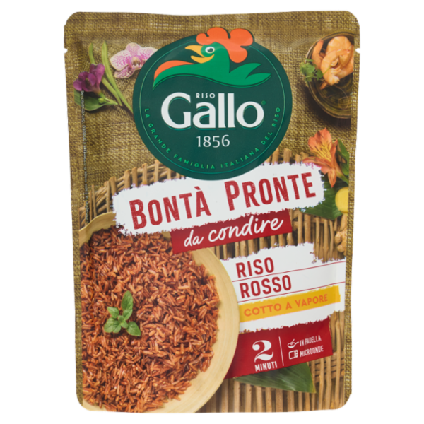 Riso Gallo Bontà Pronte da condire Riso Rosso 220 g