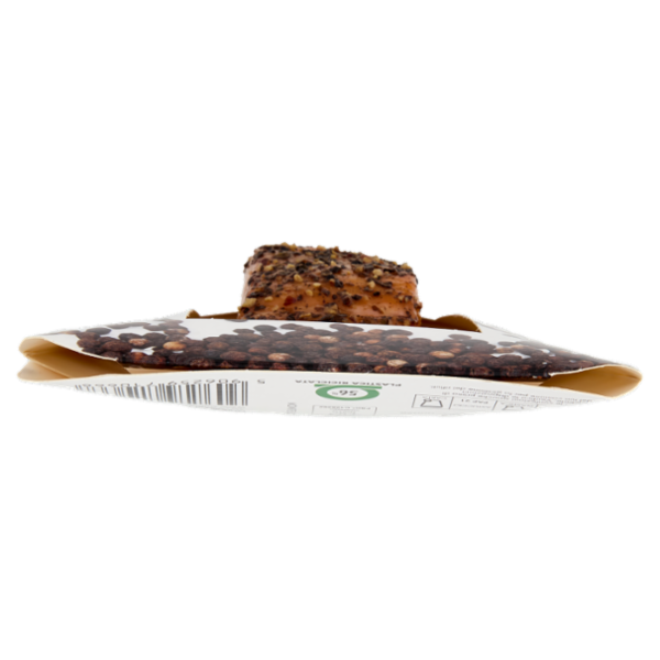 Mowi Gourmet Deli Trancio di Salmone Affumicato a Caldo Pepe 125 g