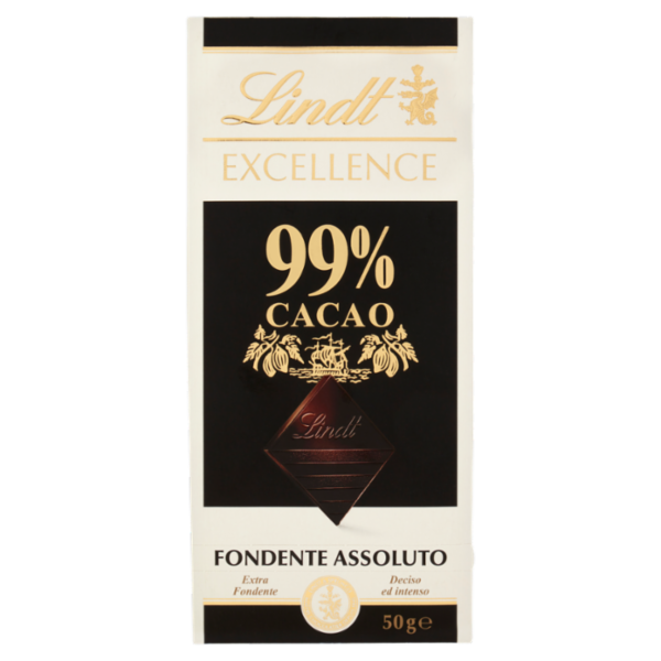 Lindt Excellence Tavoletta Cioccolato Fondente 99% 50 g