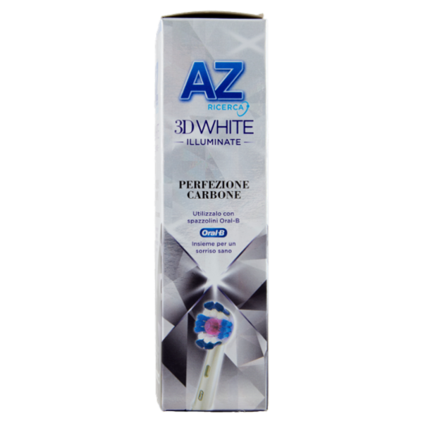 AZ Ricerca Dentifricio 3D White Illuminate Perfezione Carbone 50 ml