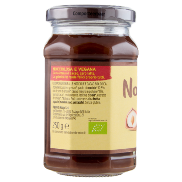 Rigoni di Asiago Nocciolata la Dark Senza Latte bio 250 g