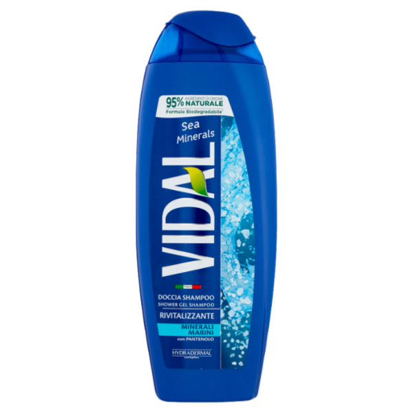 Vidal Sea Minerals Doccia Shampoo Rivitalizzante Minerali Marini con Pantenolo 250 ml