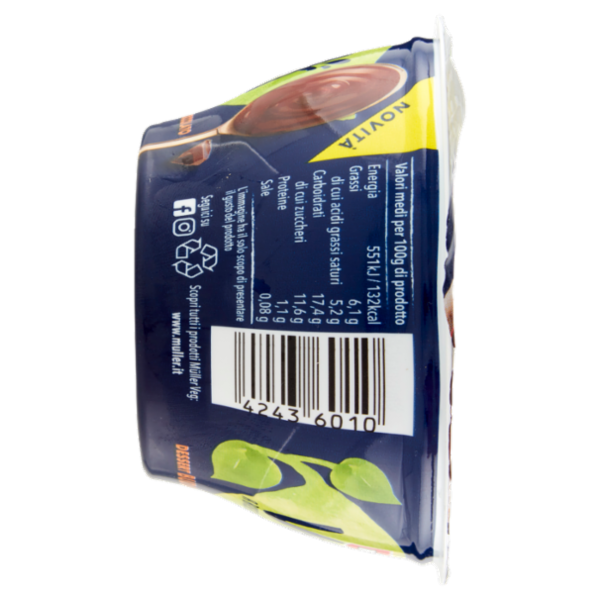 müller Veg Dessert Budino al Cioccolato a Base Vegetale 150 g