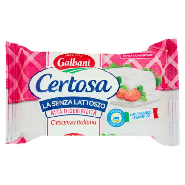 Galbani Certosa la Senza Lattosio Crescenza italiana 165 g