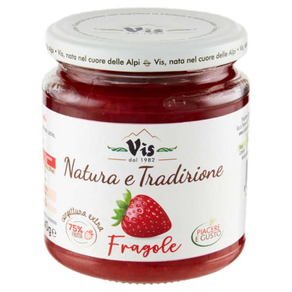 Vis Natura e Tradizione confettura extra Fragole 340 g