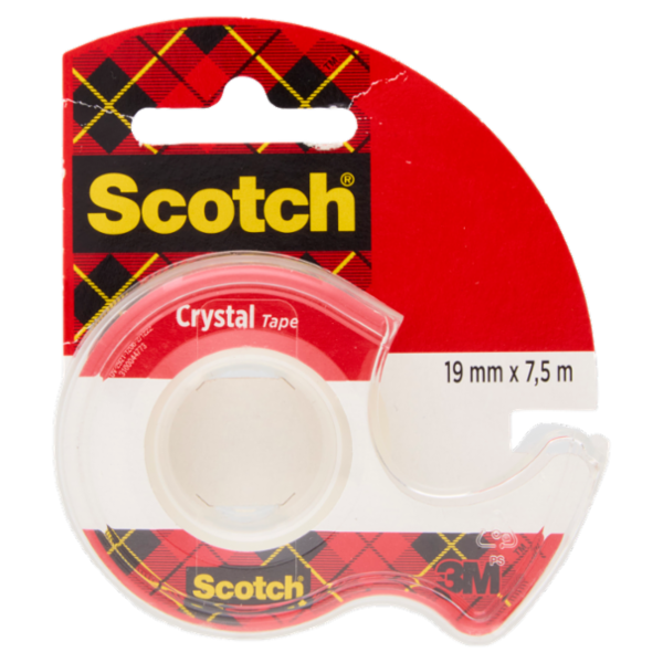 Scotch® Nastro trasparente, 19 mm x 7,5 m, 1 rotolo su dispenser/confezione