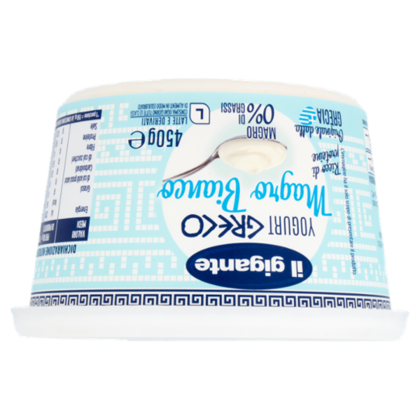 IL GIGANTE Yogurt Greco Magro Bianco 450 g