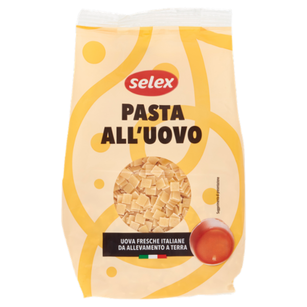 Selex Pasta all'Uovo Quadrettini 250 g