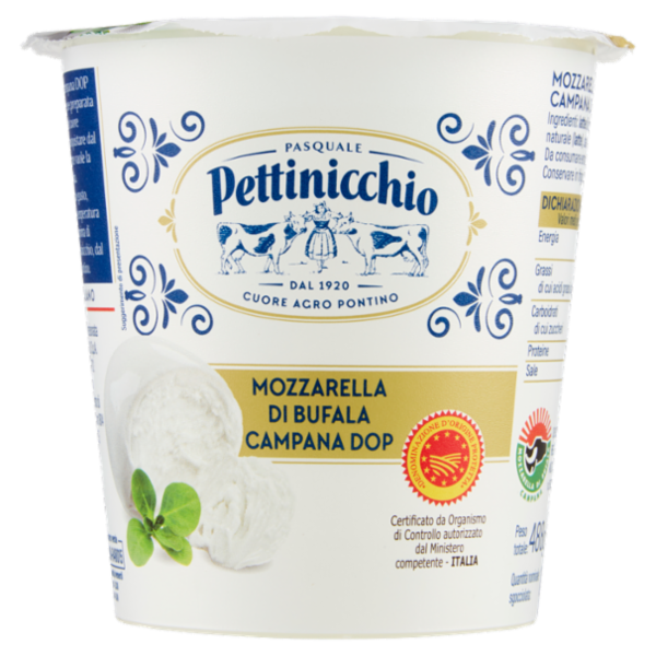 Pettinicchio Mozzarella di Bufala Campana DOP 180 g