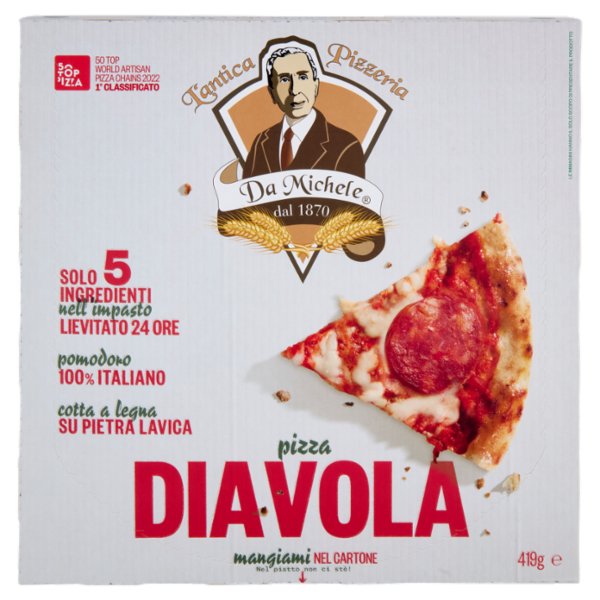 L'antica Pizzeria Da Michele pizza Diavola 419 g