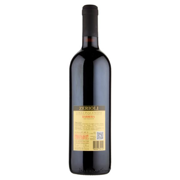 Zerioli Colli Piacentini DOC Barbera Vino Frizzante 75 cl