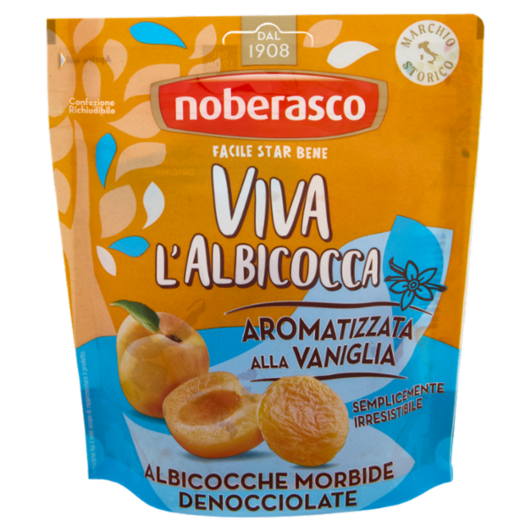 noberasco Viva l'Albicocca Aromatizzata alla Vaniglia 200 g