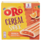 Oro Cereal Snack Arancia, soffice barretta con ripieno all'arancia - 162g