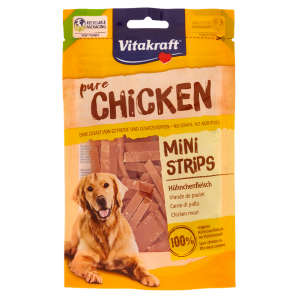 Vitakraft pure Chicken Mini Strips 80 g