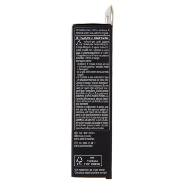 Schwarzkopf Brow Tint Castano Scuro Colorazione Permanente per Sopracciglia