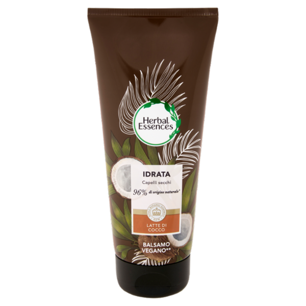 Herbal Essences Balsamo Formula Vegana Idrata con Latte di Cocco 200 ml
