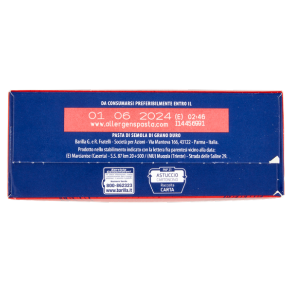 Barilla Pasta Al Bronzo Tortiglioni 100% grano italiano 400g