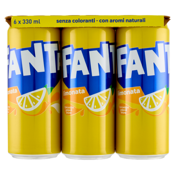 Fanta Lemon Sleek 6 x 33 cl