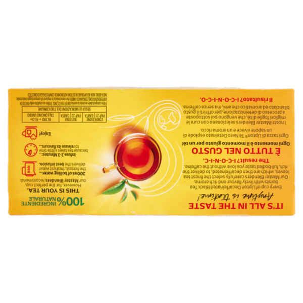 Lipton Yellow Label Deteinato 25 Filtri 37,5 g