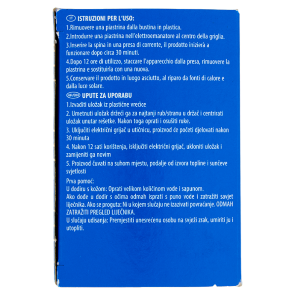 Raid Piastrine Antizanzare Comuni e Tigre, Azione prolungata, 1 Diffusore + 10 Piastrine Ricarica