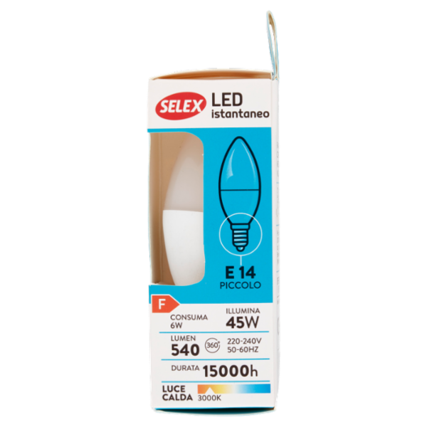 Selex Lampadina Led SMD Mini Oliva E14 6W