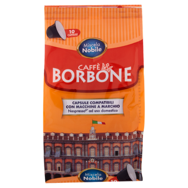 Caffè Borbone Miscela Nobile Capsule Compatibili Nespresso* 10 x 5 g