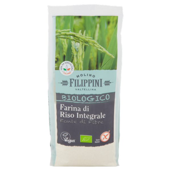Molino Filippini Biologico Farina di Riso Integrale 375 g