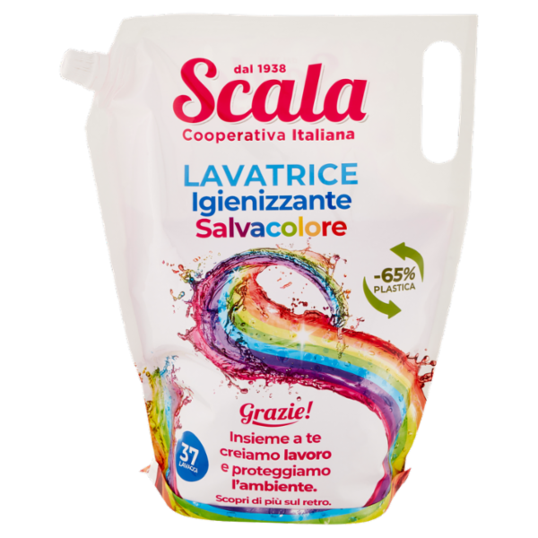 Scala Lavatrice Igienizzante Salvacolore ecoricarica 1500 ml