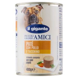 IL GIGANTE Piccoli Grandi Amici Paté Con Pollo e Tacchino 400 g