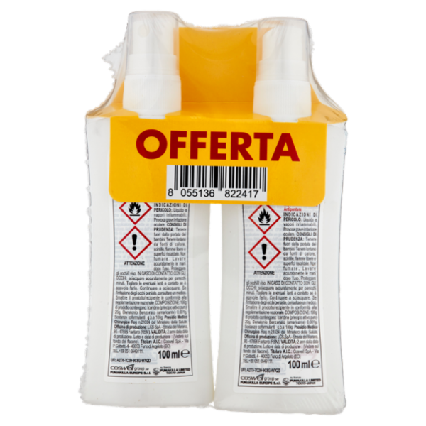 VAPE Derm Scudo Attivo Lozione Antipuntura 2 x 100 ml