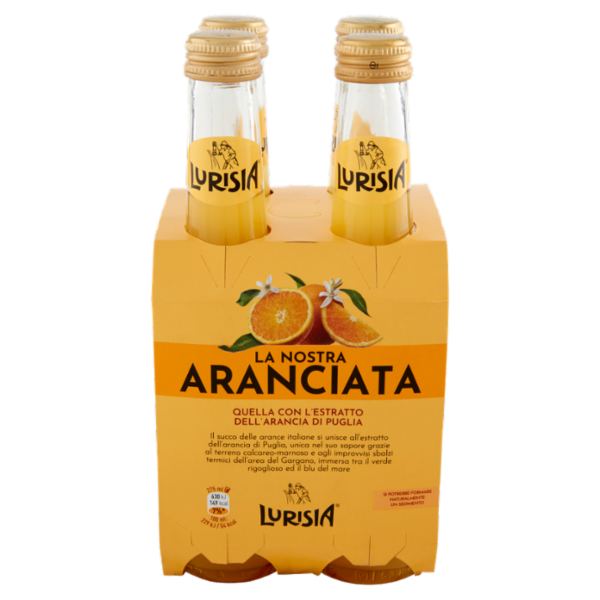Lurisia la Nostra Aranciata confezione 4 x 275 ml