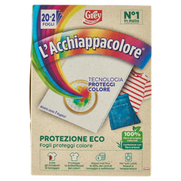 GREY l'Acchiappacolore Protezione Eco 20+2 Fogli