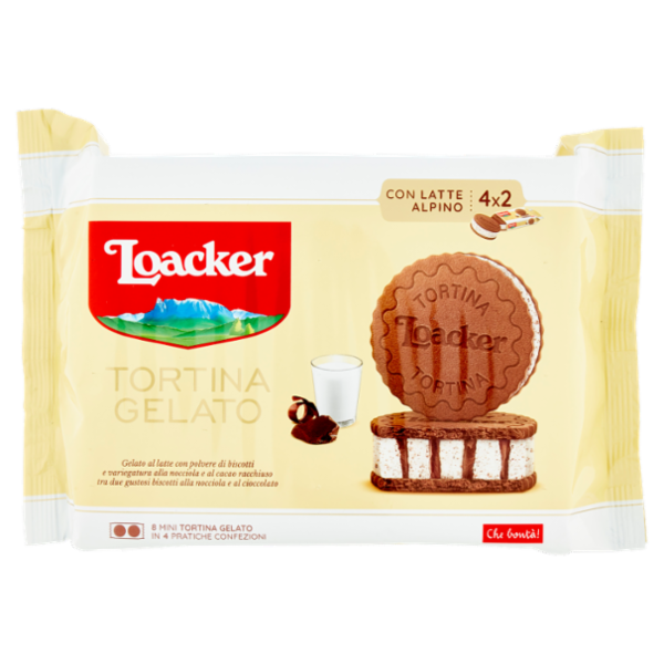 Loacker Tortina Gelato 4 x 66 g