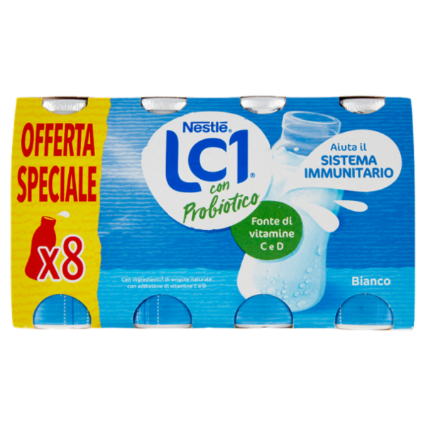 NESTLÉ LC1 con Probiotico Bianco 8 x 90 g