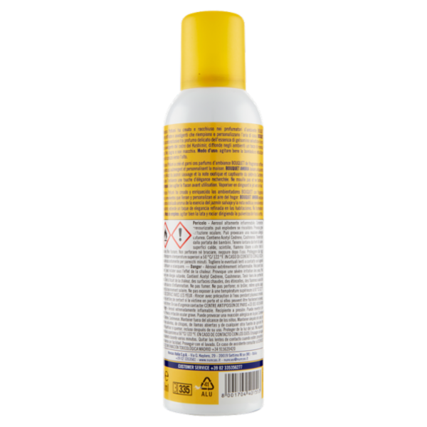 nuncas Profumi Bouquet Ambra Iris e Muschio Bianco Profumatore per Ambienti 250 ml