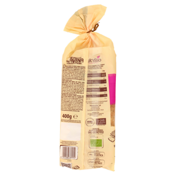 YukyBio A Pasta Madre Pane Bauletto con Avena e Crusca d'Avena 400 g