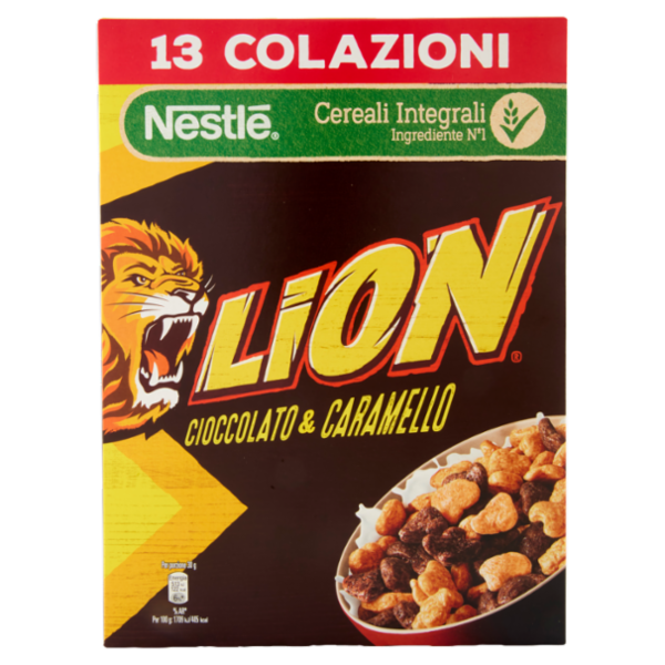 LION Cereali Integrali con Cioccolato e Caramello 400g
