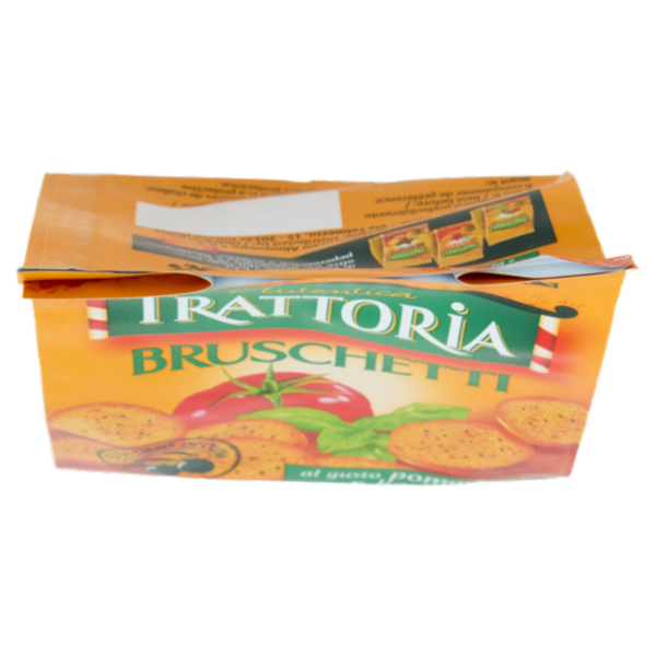 Autentica Trattoria Bruschetti al gusto pomodoro e basilico 50 g