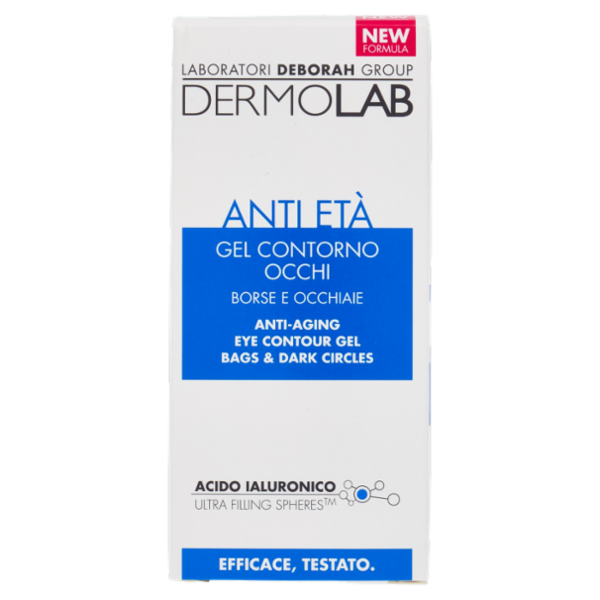 Dermolab Anti Età Gel Contorno Occhi Borse e Occhiaie 15 ml