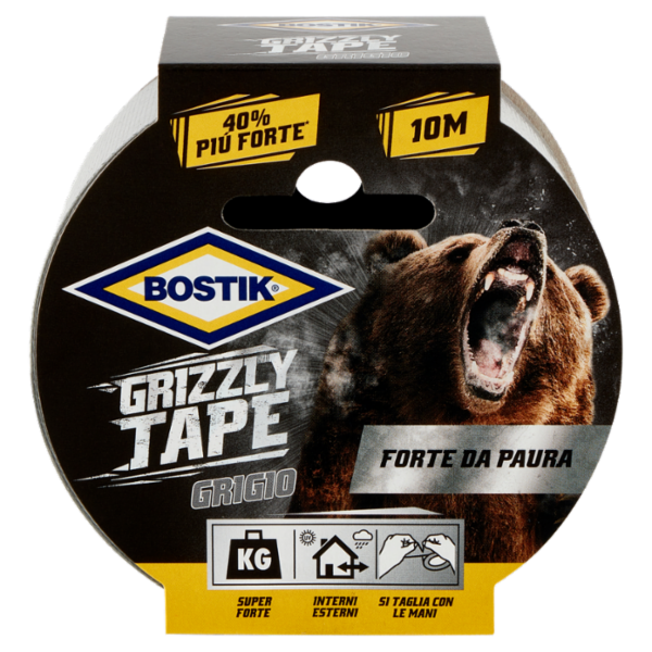 Bostik Grizzly Tape Grigio 10 M
