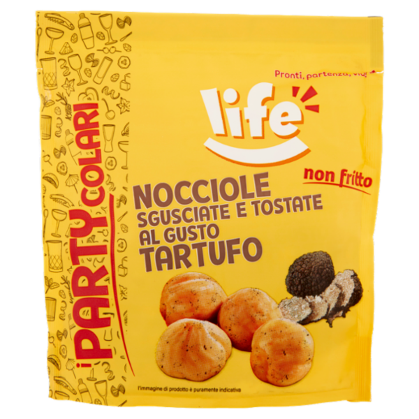 Life i Partycolari Nocciole Sgusciate e Tostate al Gusto Tartufo non fritto 90 g
