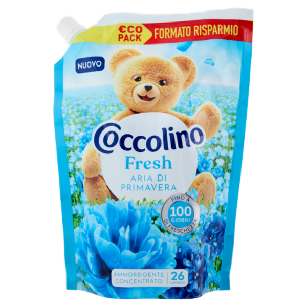 Coccolino Ammorbidente Concentrato Fresh Aria di Primavera 26 Lavaggi 600 ml