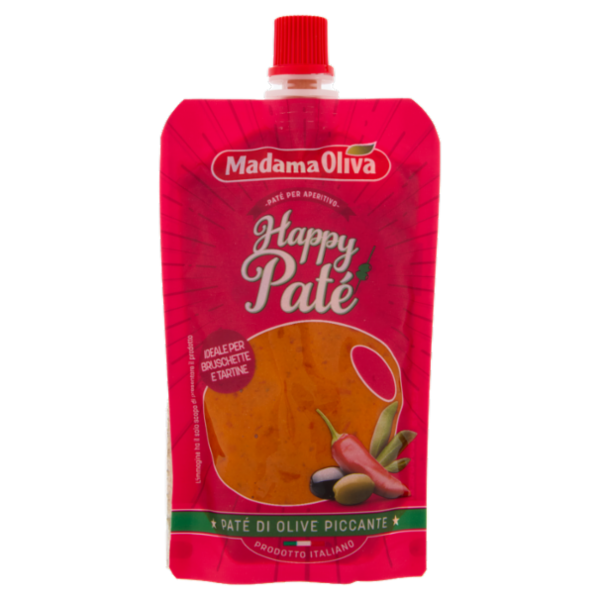 Madama Oliva Happy Paté Paté di Olive Piccante 110 g