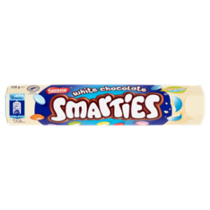 NESTLÉ Smarties White Maxi Tubo Confetti Ripieni Di Cioccolato Bianco Tubo 120 g