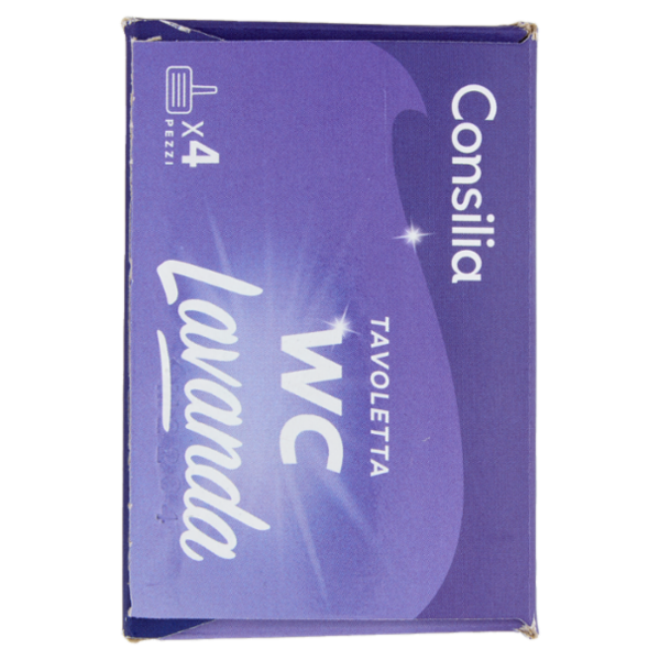 Consilia Deodorante Wc Tavolette Lavanda 4 pezzi