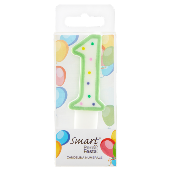 Smart PerLa Festa Candelina Numerale 1 1 pz