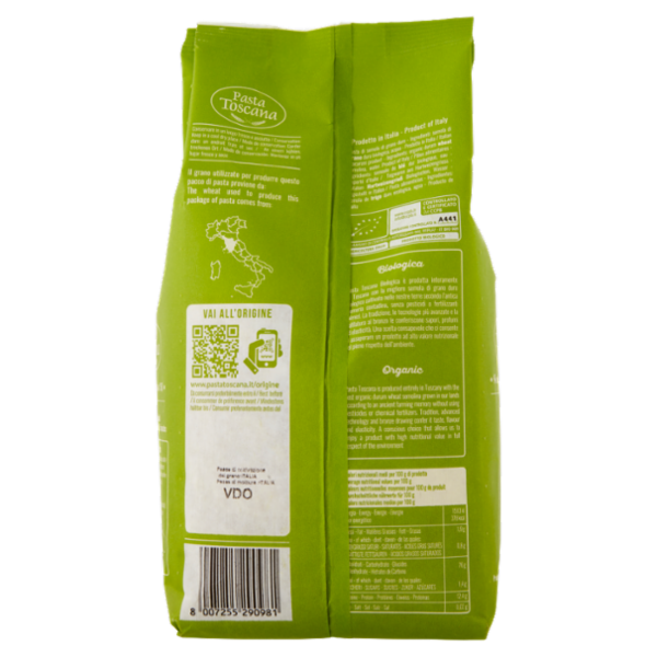 Pasta Toscana Biologica Penne Rigate n°98 500 g