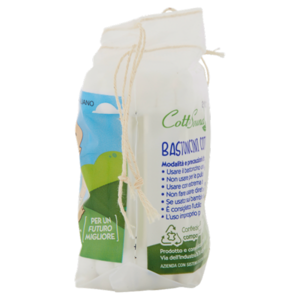 Cotton Sound Eco Bastoncini Cotonati Baby 60 pz