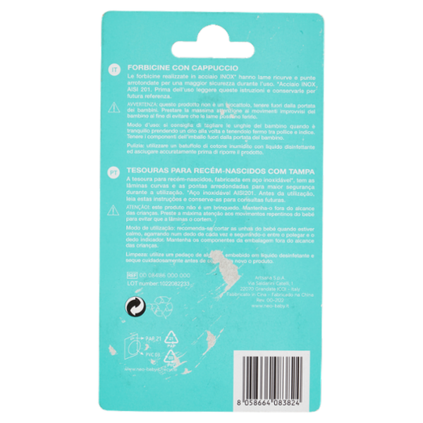 neo Baby Forbicine con Cappuccio 0m+