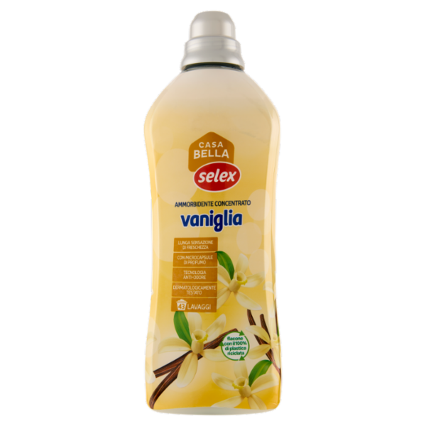 Selex Casa Bella Ammorbidente Concentrato Vaniglia 43 Lavaggi 1 L